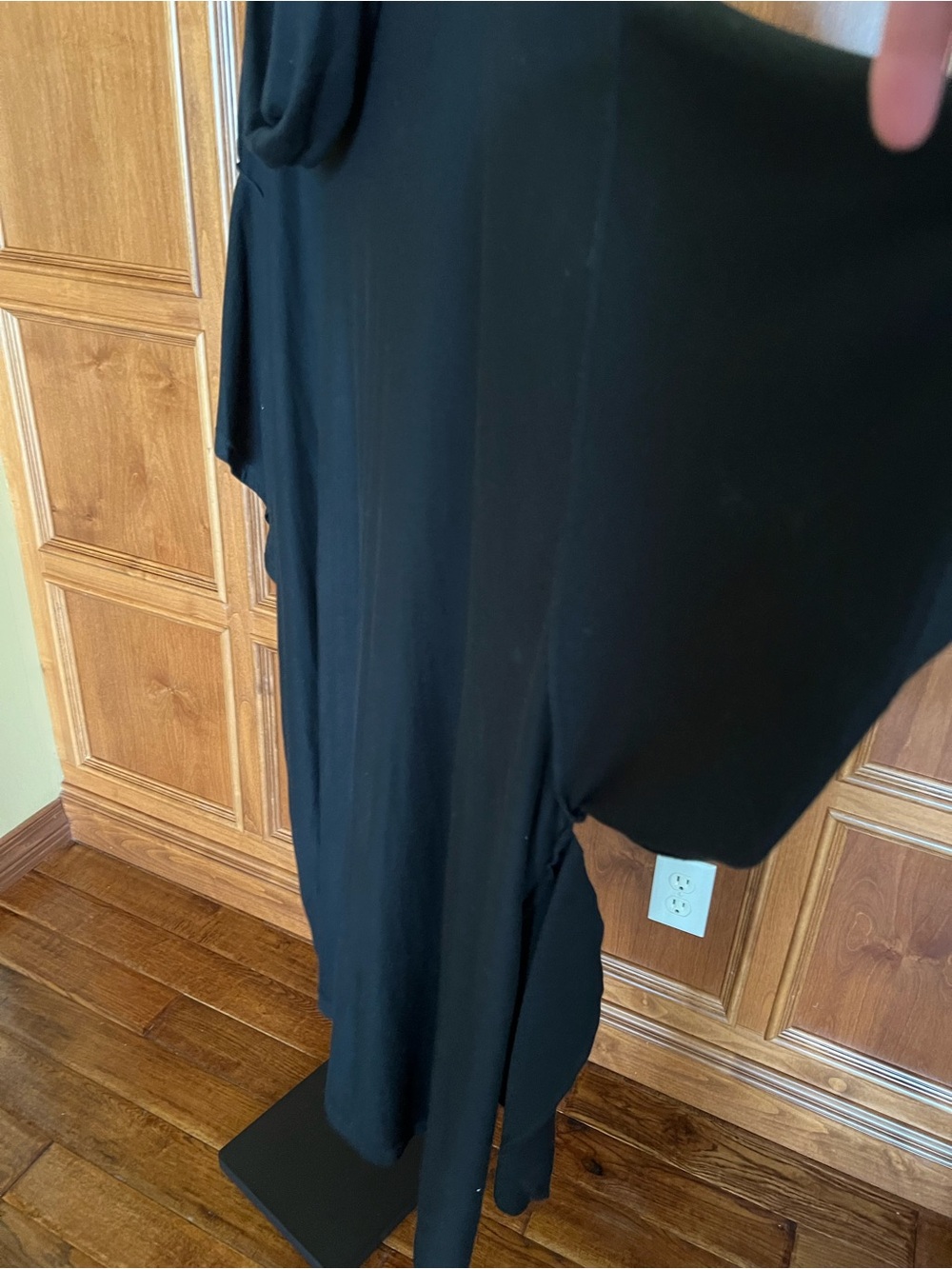 Yohji Yamamoto Jersey Jumbo Shirt with Hood Splash Pattern Black Size 3 (M/L) - Picture 14 of 16